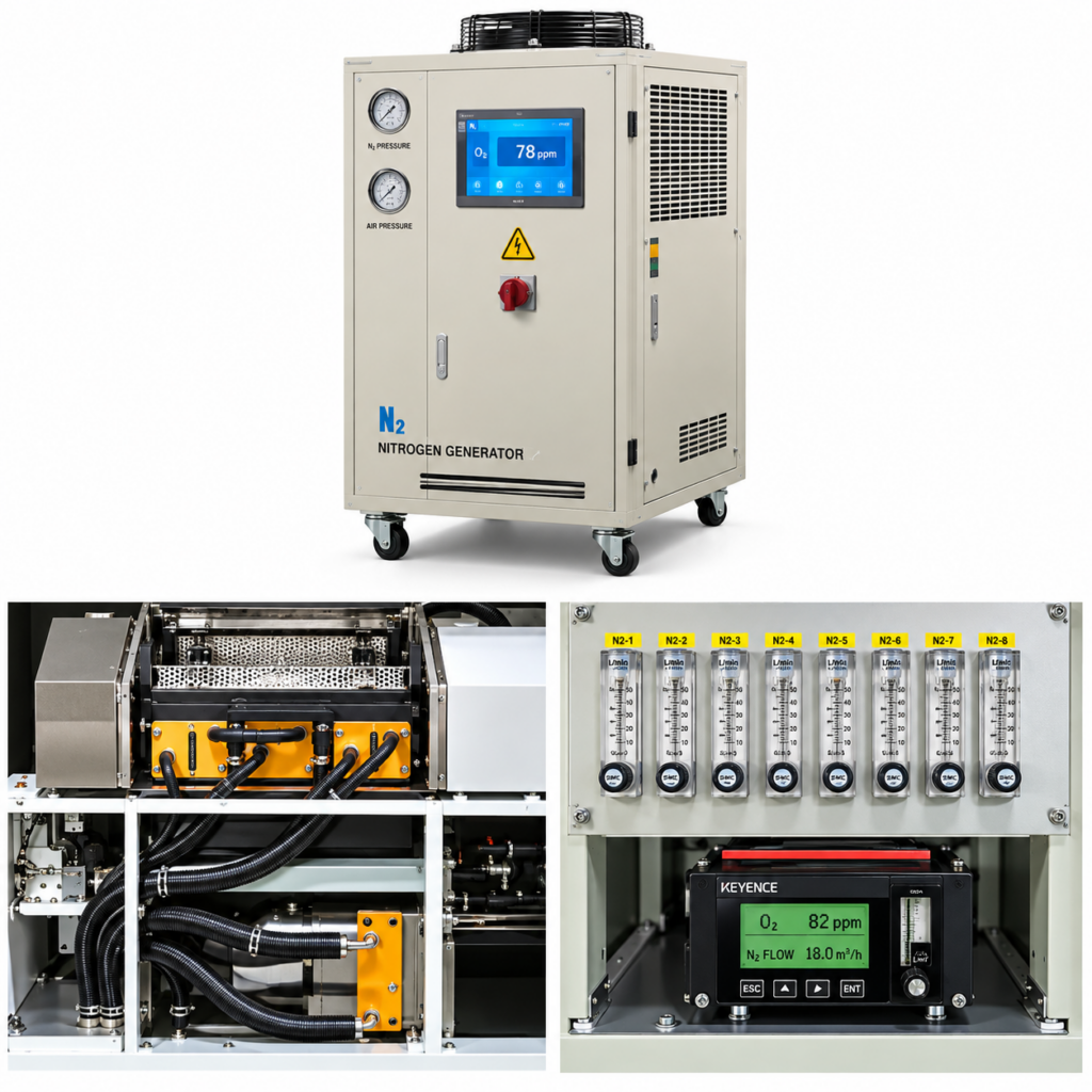 reflow oven nitrogen generator