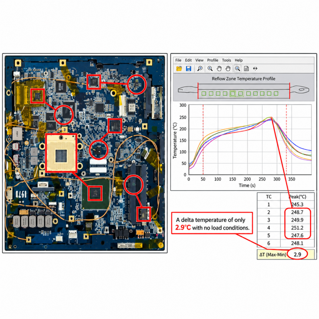 reflow oven temperature